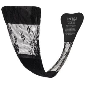 BYE-BRA - RAGASZTÓS TANGA FŰZÉS FEKETE EGY MÉRET