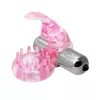 Penisring met kogelvibrator roze 1
