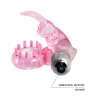 Penisring met kogelvibrator roze 1