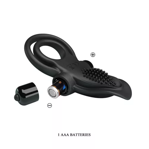 Pretty Love Vibrant Penis Ring Zwart