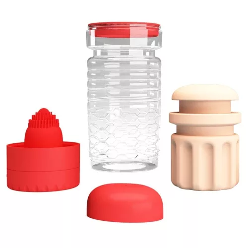 Mooie liefde Emily Masturbator Rood