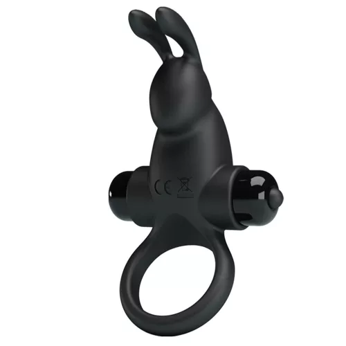 Pretty Love Vibrant Penis Ring 1 Zwart