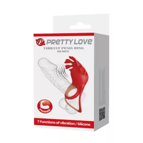 Pretty Love Levendige Penis Ring Ruben Red