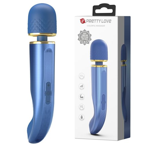 Pretty Love kleurrijke massager blauw