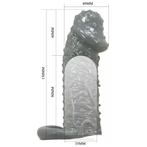 Pretty Love Realistische Penis Mouw Zwart II