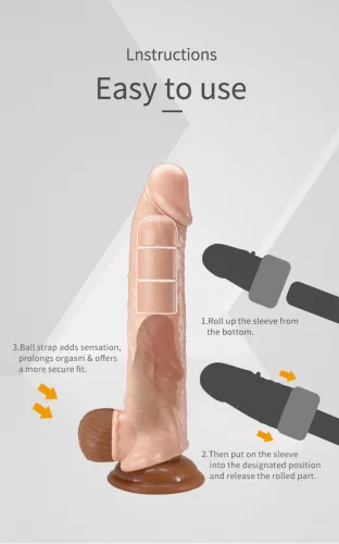 Pretty Love Extension Penis Sleeve 10,2" Flesh