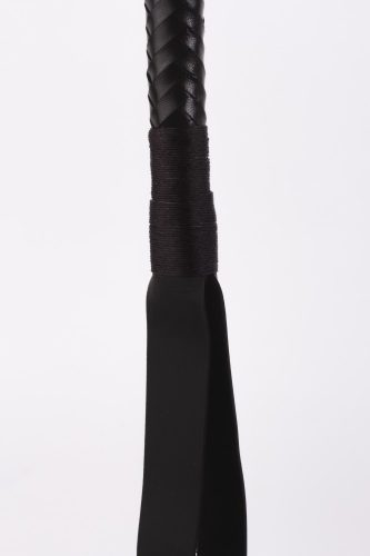 28" Kid Leather 9 Tails Flogger Black_B15O25_3