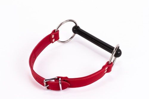 Kalf zachte leren top en lamsleer vulling met een rood siliconen mondstuk