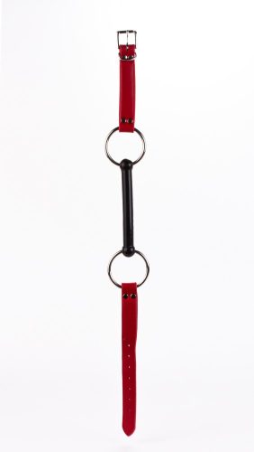 Kalf zachte leren top en lamsleer vulling met een rood siliconen mondstuk