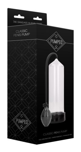 Penis Pump Classic – átlátszó péniszpumpa 23 x 6 cm