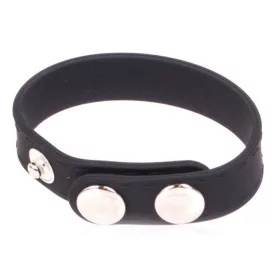 Prémium szilikon péniszgyűrű 3 patenttal, 15 mm