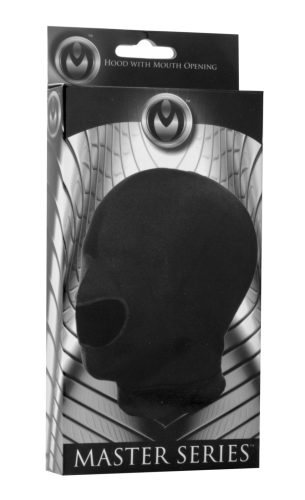 Fekete spandex maszk - érzéki játékokhoz