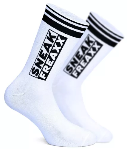 FUCK ME Socks - érzéki fehér-fekete zoknik