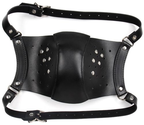 Fekete Punk Álarc - stílusos védelem és titokzatosság