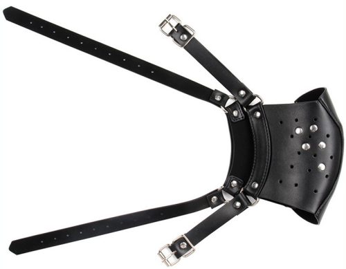 Fekete Punk Álarc - stílusos védelem és titokzatosság