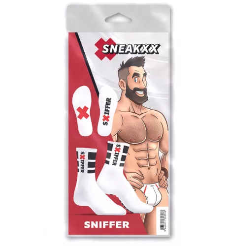 Sniffer SneakXX – prémium fehér zoknik érzéki kényelemért