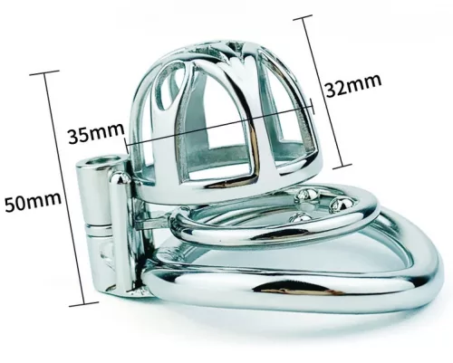 Trig Cage – prémium fém önmegtartó ketrec 4x3,5 cm