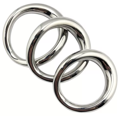 Ívelt Acél Péniszgyűrű - Prémium férfi kényeztetés