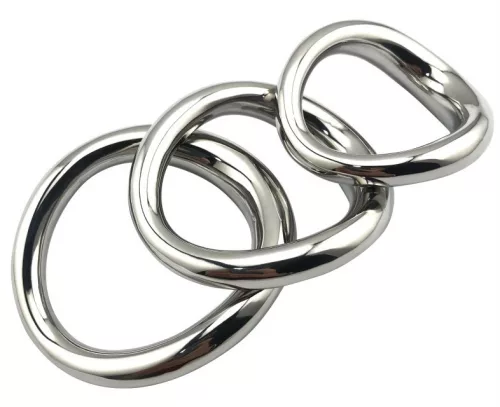 Ívelt acél péniszgyűrű - prémium kényelem és élvezet