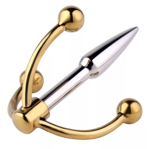 Urethra Plug Tri Balls – premium urethra stimulator, 8 mm diameter