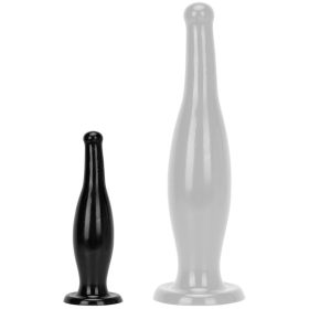Prémium Plug Bottle S – fekete anális izgató 16 cm