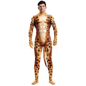 Cheetah Cosplay Kivágott Jumpsuit - stílusos szenvedély