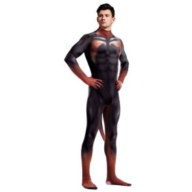 Fekete és vörös Doberman cosplay jelmez