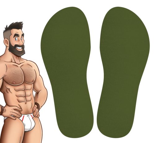 COLORS SneakXX – stílusos, magas szárú zokni khaki zöldben