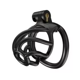   Chastity cage Tortille – fekete prémium tartózkodási ketrec