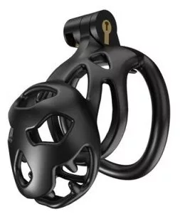 Bouh – prémium férfi jelmezkiegészítő zár (8 x 3,5 cm, fekete)