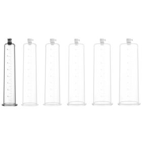 Cylinder Clearpump – átlátszó péniszpumpa 23 x 4,3 cm