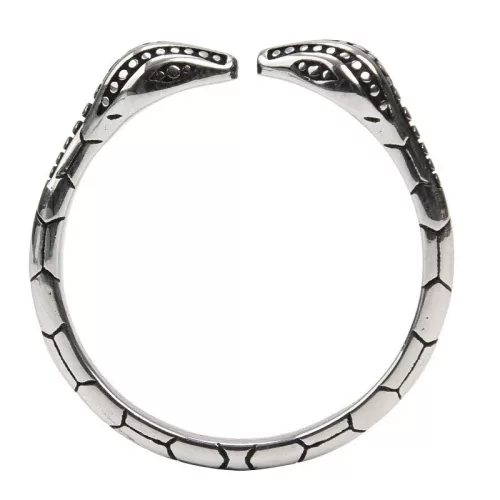 Két kígyó – stílusos prémium akácgyümölcs gyűrű