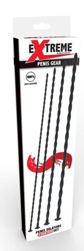 4 db kezdő urethral rúd szett – 30 cm, 3-6 mm átmérő