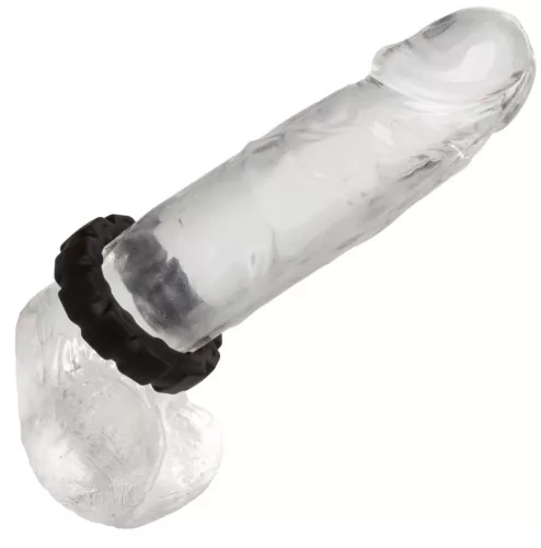 Cockring Alpha Black – prémium péniszgyűrű 25 mm