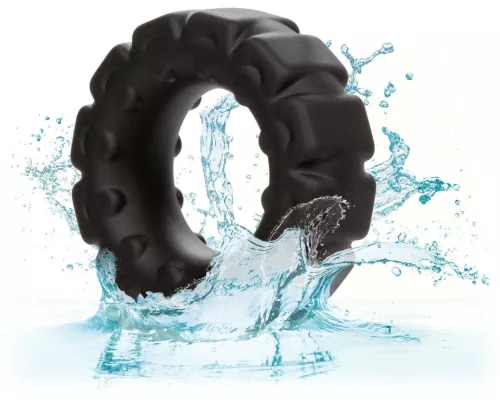 Cockring Alpha Black – prémium péniszgyűrű 25 mm