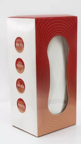 Dupla izgató – prémium maszturbátor fehér színben