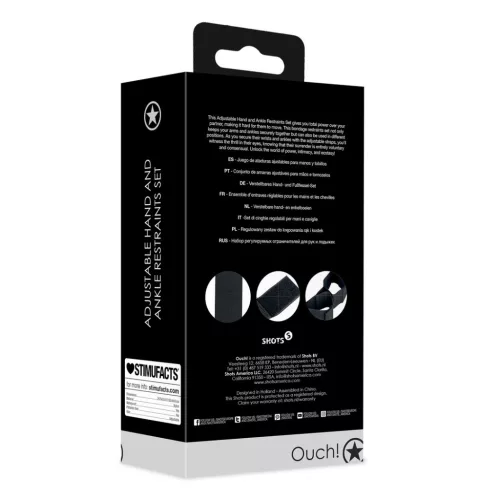 Láb- és csuklóbilincs szett – érzéki korlátozás élvezete