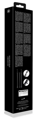 Spreaderiron – állítható nyakkendőpánt fekete 96 cm