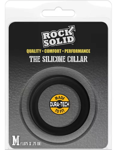 Cockring The Collar Medium – közepes méretű péniszgyűrű, fekete