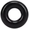 The Donut 3X – prémium fekete péniszgyűrű 22 mm
