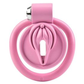 Sissy csiklózár – prémium pink chastity cage