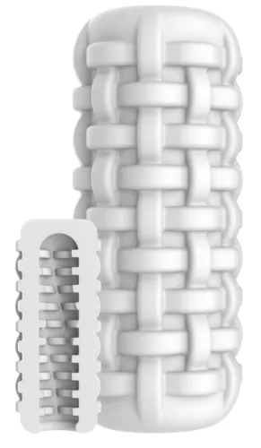 Hero – prémium maszturbátor, fehér kabellal