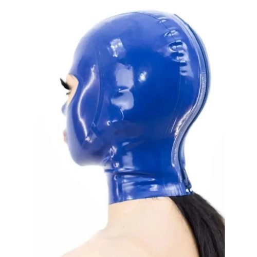 Blue Texie – latex balaclava, prémium érzéki élményhez