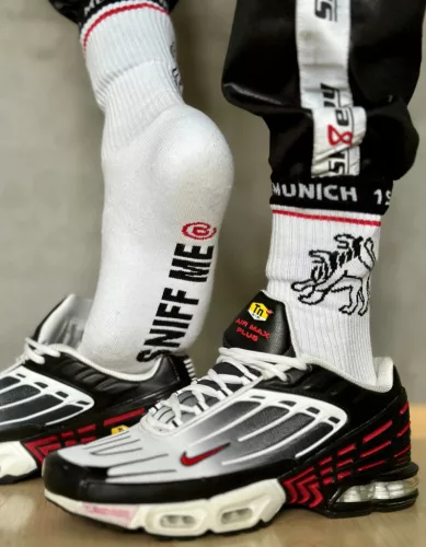 MLC Munich 1974 – stílusos fehér zoknik