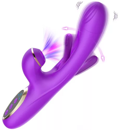 Vibro Rabbit – csiklóizgató vibrátor lila 13 cm