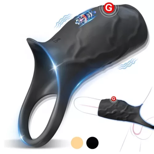 Extivibe – vibráló maszturbáló hüvely, fekete, prémium élmény