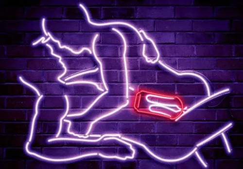 Frot – páros maszturbátor két bejárattal