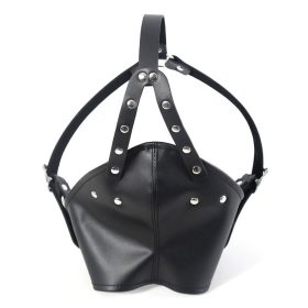 Fekete Gagown maszk – érzéki felnőtt kiegészítő