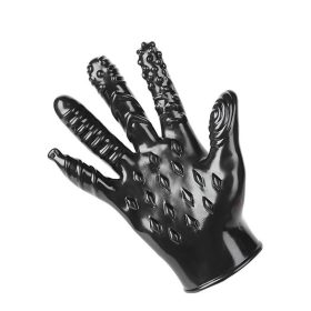 Glovass – prémium fekete masszázsgyógyító kesztyűk