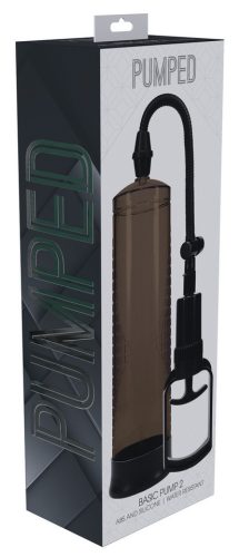 Basic Pump 2 – prémium péniszpumpa, 20 x 5.8 cm, fekete